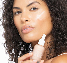 Load image into Gallery viewer, Cactus Cloudsilk vegan collagen multi-peptide serum for wrinkles and fine lines. Glow Day Spa Canada | Farmhouse Fresh Goods model with glass jar