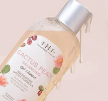 Load image into Gallery viewer, Cactus Pear balancing gel cleanser microbiome boost formula refreshing foam with balancing hydration. FHF_Glow Day Spa_Canada_closeup