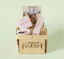Load image into Gallery viewer, Glow Day Spa Barrie Canada Farmhouse Fresh Goods Canada. Online Shopping. Blackberry Gift Basket_social_media