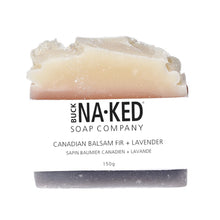 Load image into Gallery viewer, Buck Naked - Canadian Balsam Fir &amp; Lavender Soap Bar
