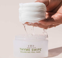 Load image into Gallery viewer, FHF Thyme Swipe Organic Matcha Peel Pads