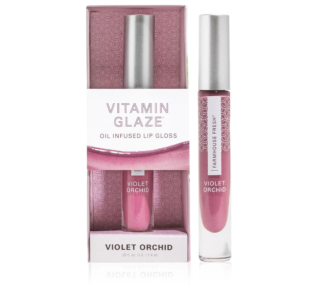 FHF Vitamin Glaze Oil Infused Lip Polish - Violet Orchid