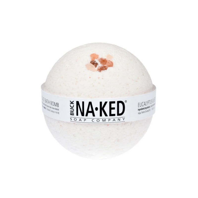 Buck Naked - Eucalyptus & Himalayan Salt Bath Bomb