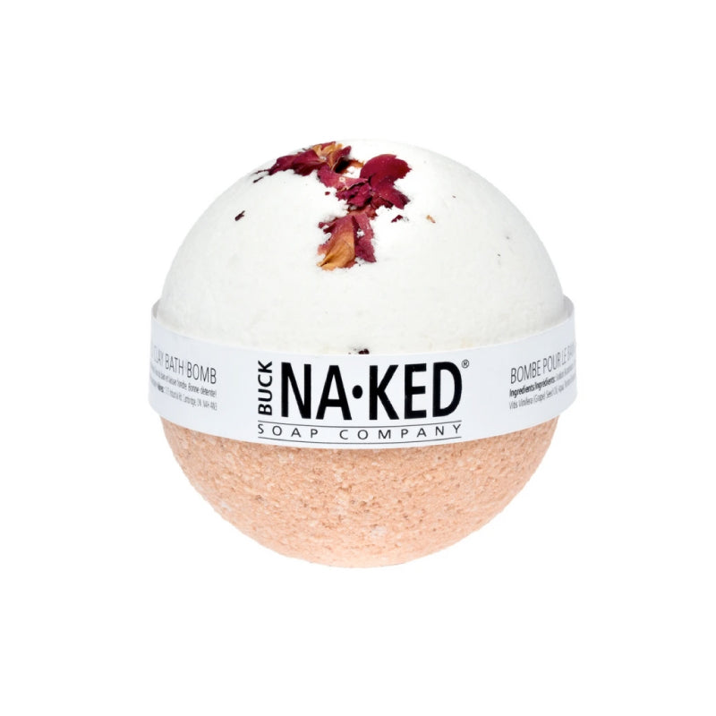 Buck Naked - Rose & Moroccan Red Clay Bath Bomb