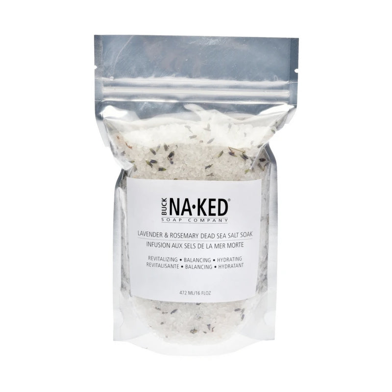 Buck Naked - Lavender & Rosemary Dead Sea Salt Soak