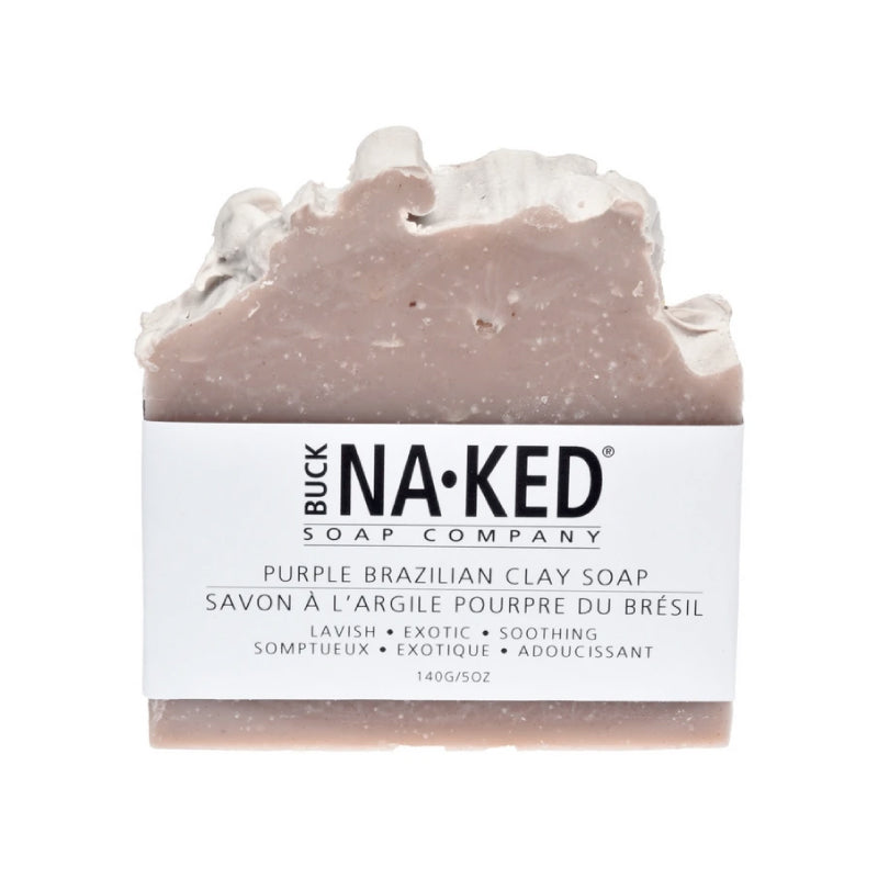 Buck Naked - Purple Brazilian Clay Soap Bar