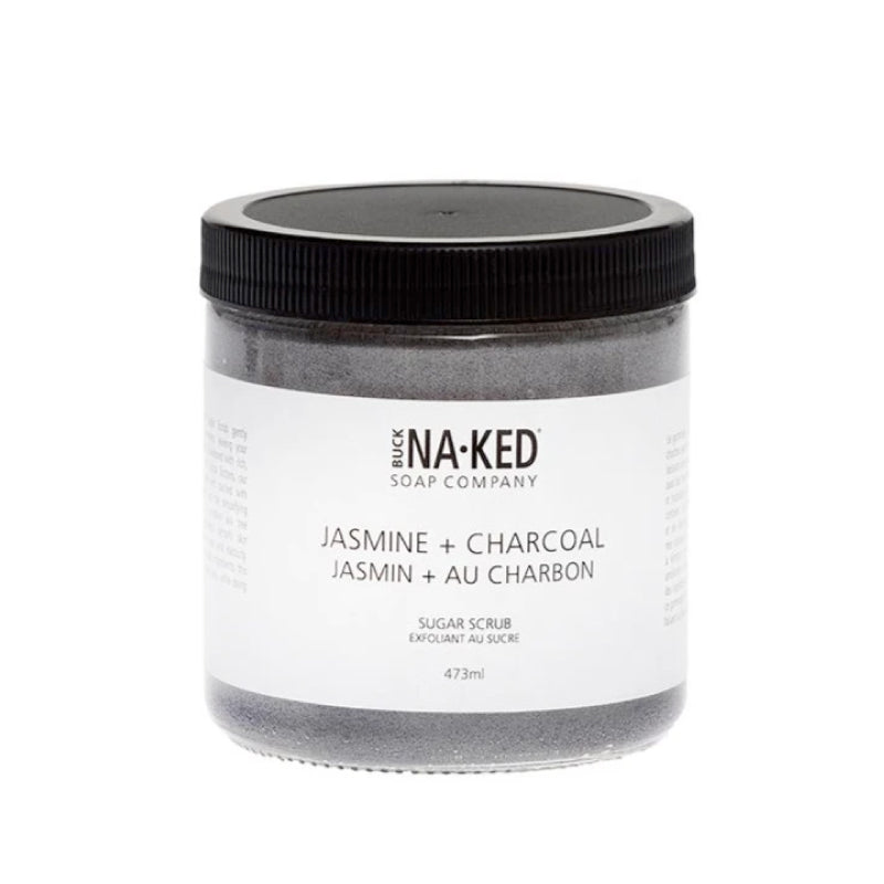 Buck Naked - Jasmine & Charcoal Sugar Scrub