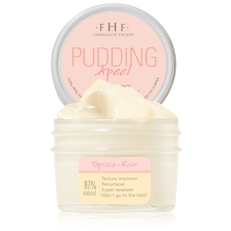 FHF Pudding Apeel Tapioca + Rice Active Fruit Glycolic Face Mask