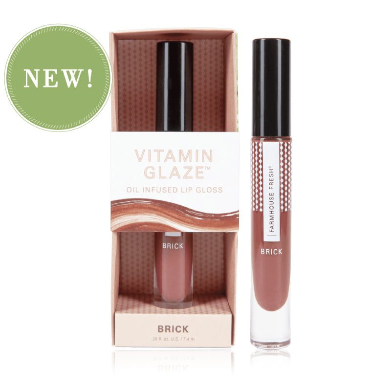 FHF Vitamin Glaze Oil Infused Lip Polish - Brick