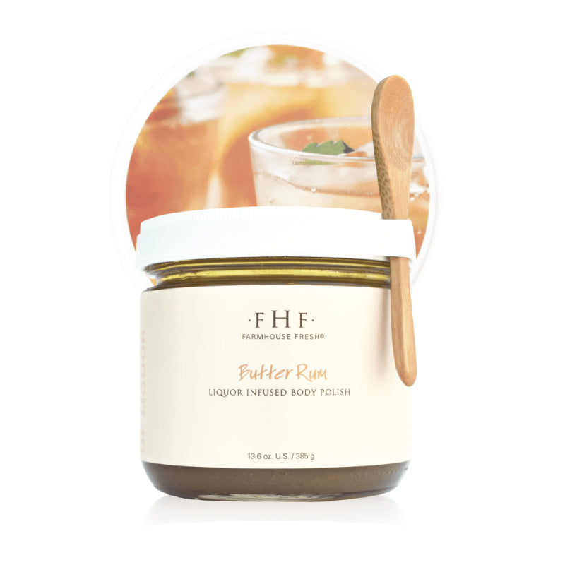 FHF Butter Rum Liquor Infused Body Polish