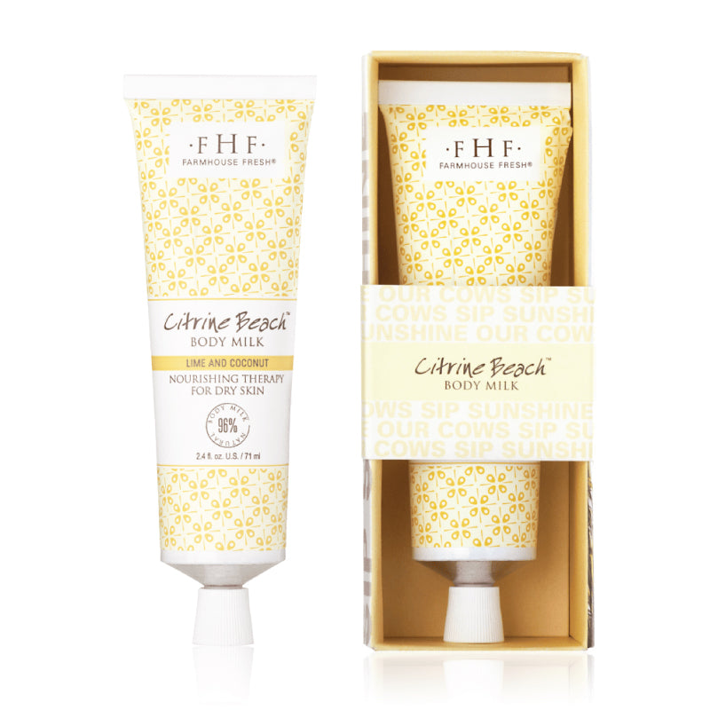 FHF Citrine Beach Body Milk Travel Lotion