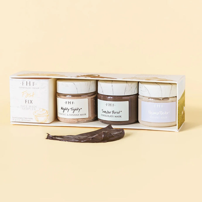 Fast Fix Sampler set Gift Ideas for Christmas by Farmhouse Fresh Goods and located at Glow Day Spa in Barrie 