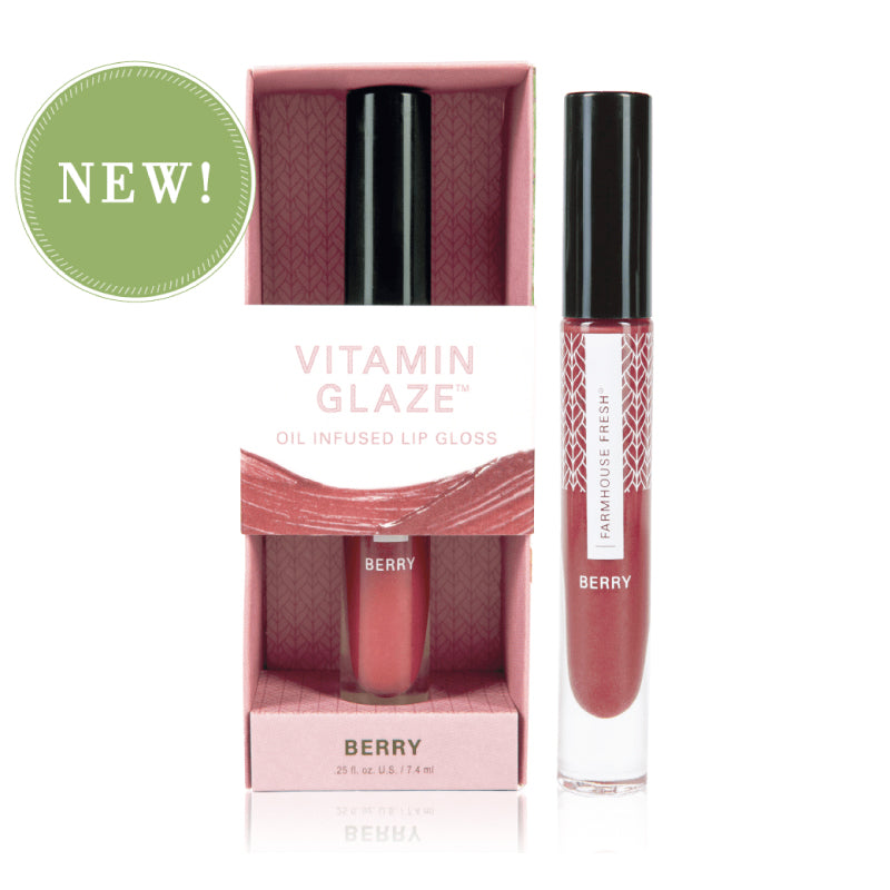 FHF Vitamin Glaze Oil Infused Lip Polish - Berry