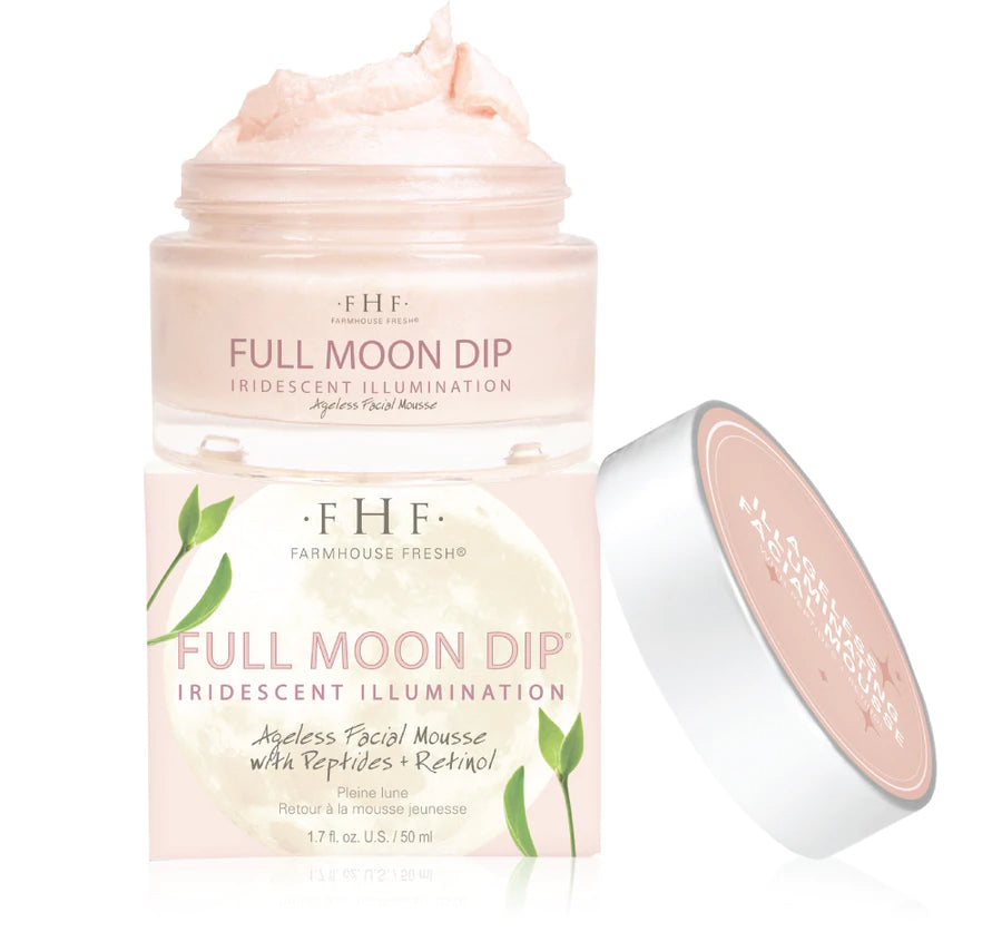 FHF Full Moon Dip  - Iridescent Illumination Ageless Facial Mousse with Peptides + Retinol