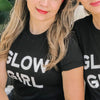 Glow Day Spa Official Apparel_Black_round_tee_party-events-shirt