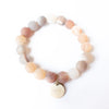 Bracelet - Serenity Stones Desert Tone | Various Pendants